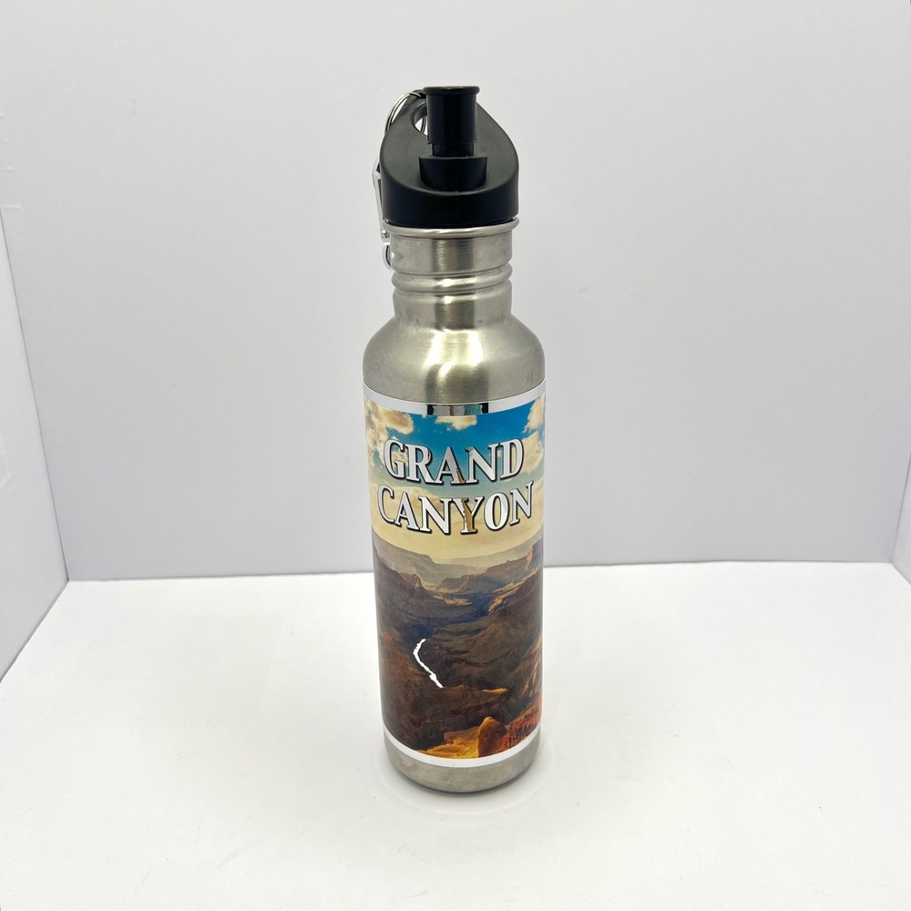 RARE‎ Grand Canyon Water Bottle 24oz Stainless Souvenir Travel National Parks